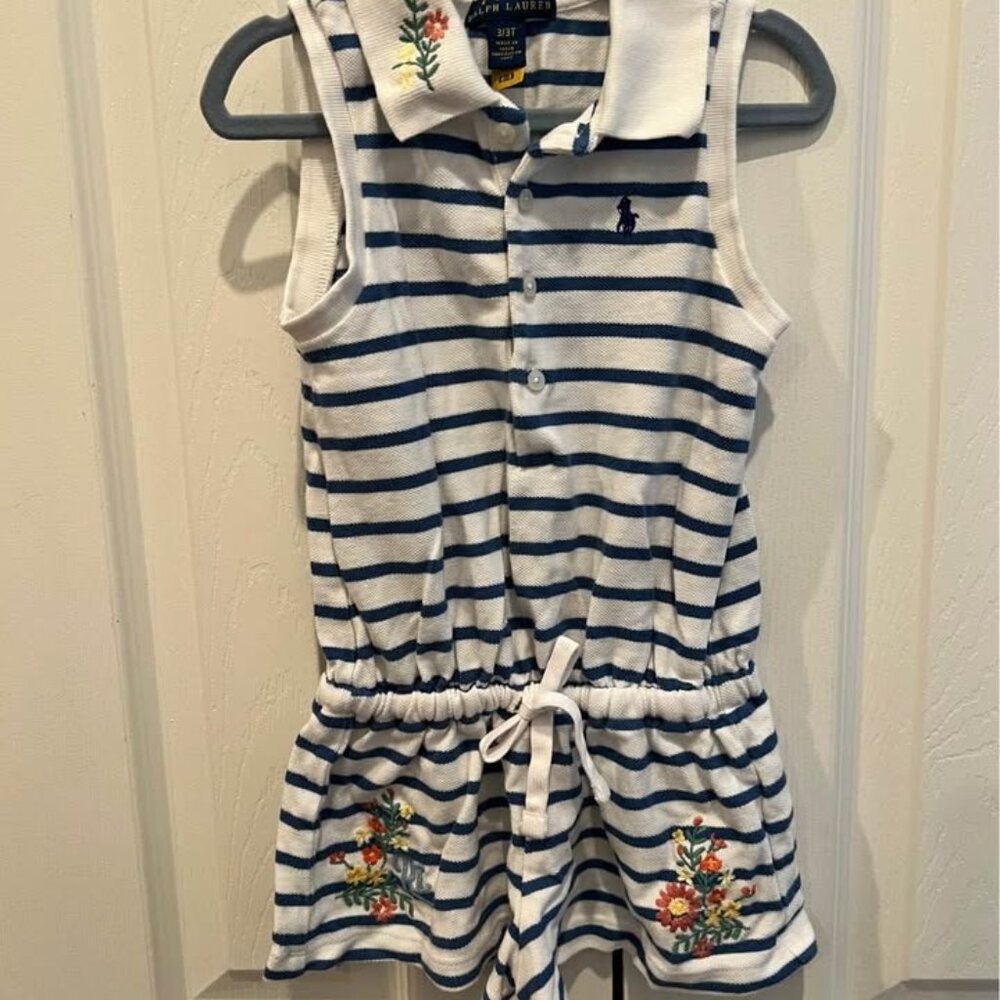 Ralph Lauren girls striped romper size 3T